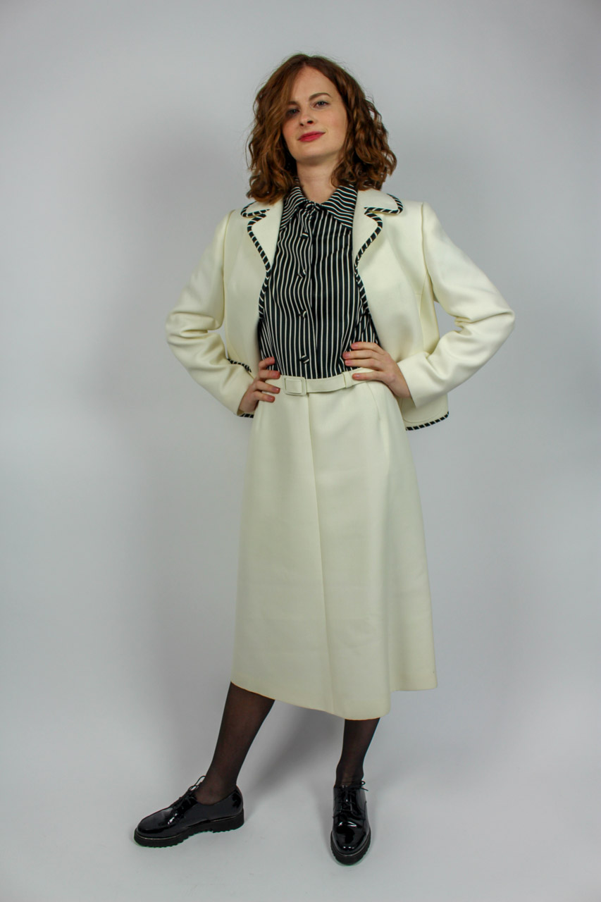 Zweiteiler Kleid Blazer Stacy Oma Klara